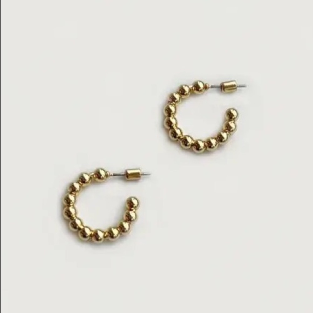 GOLD OAK AND FORT EARRINGS